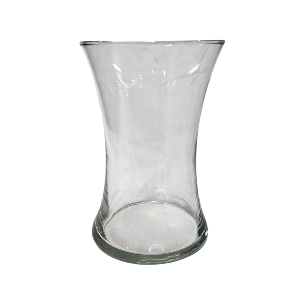 8x5” Smooth Cylider Glass Flower Vase Clear
